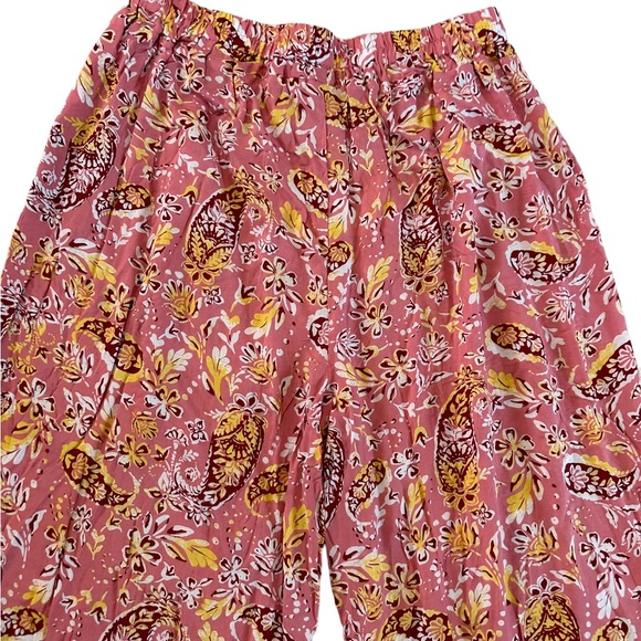 We Love Fashion Floral Wide Leg Flowy Stretchy Pants Size 2XL - Picture 10 of 16